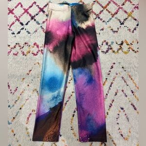 Rep Active Art Watercolor Landscape Cropped Leggings